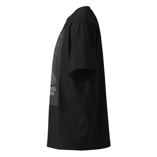 Unisex organic oversized high neck t-shirt - Image 8