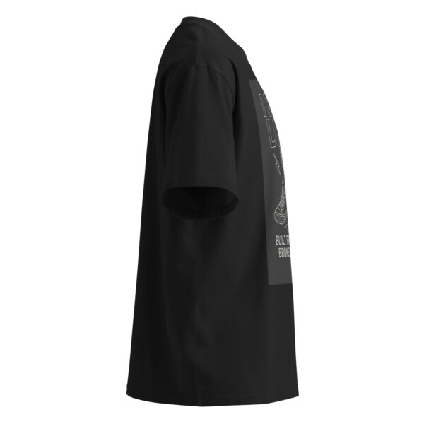 Unisex organic oversized high neck t-shirt - Image 7