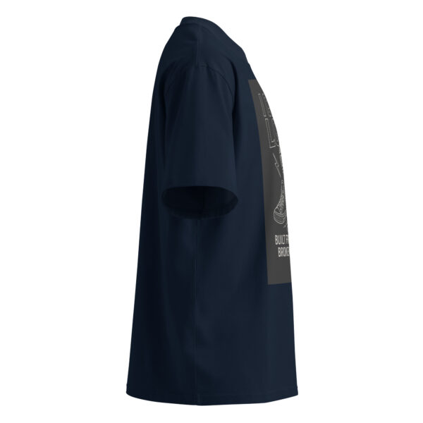 Unisex organic oversized high neck t-shirt - Image 3