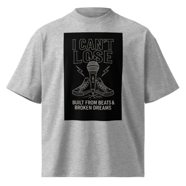 Unisex organic oversized high neck t-shirt - Image 9