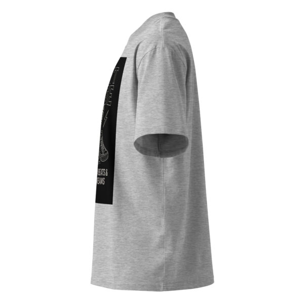 Unisex organic oversized high neck t-shirt - Image 12