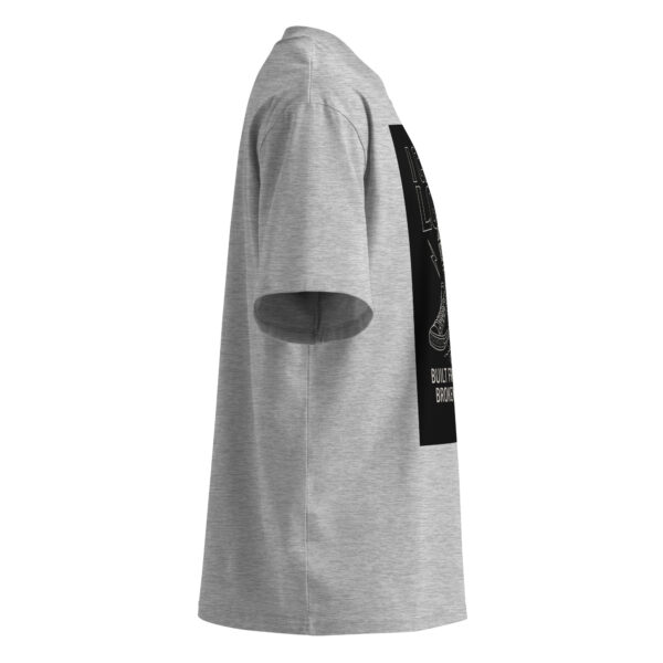 Unisex organic oversized high neck t-shirt - Image 11