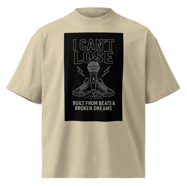 Unisex organic oversized high neck t-shirt - Image 13