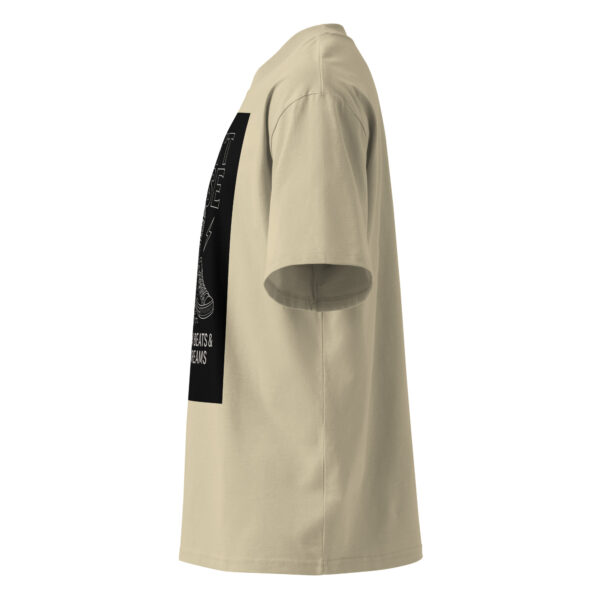 Unisex organic oversized high neck t-shirt - Image 16